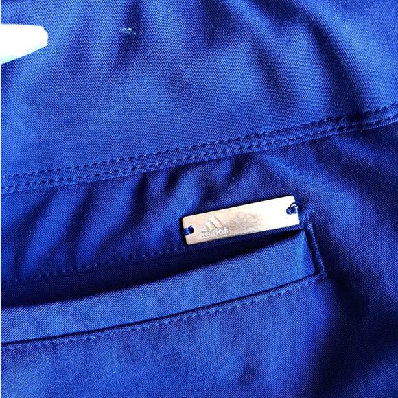 Adidas Golf Blue and White Colorblock Pull On Athletic Skort size L - Picture 5 of 7